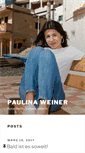 Mobile Screenshot of paulinaweiner.de